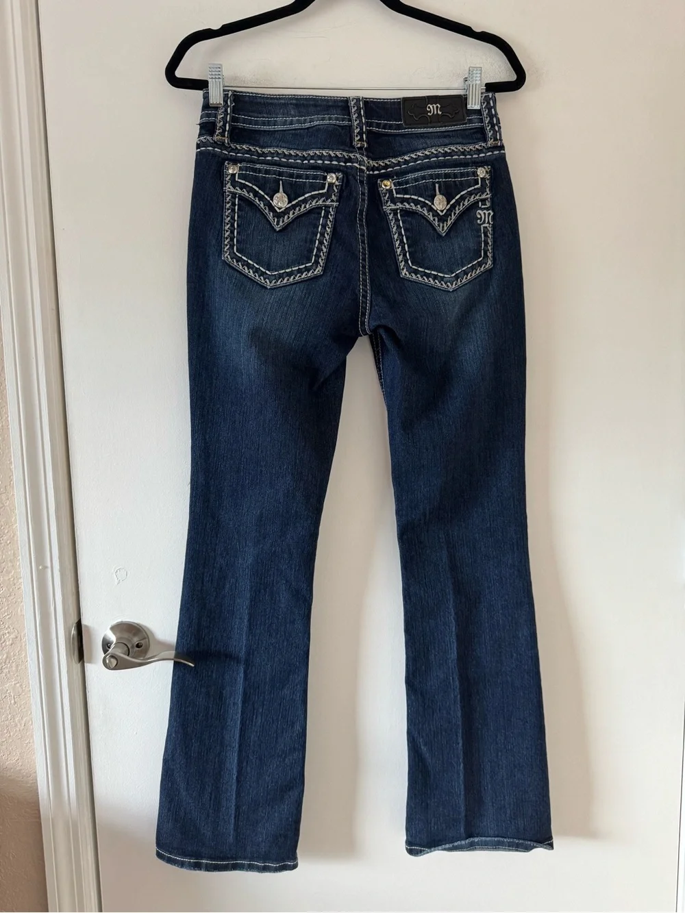 Miss Me mid-rise curvy boot Jeans Size 26 × 30 Bootcut Flare - Picture 4 of 16